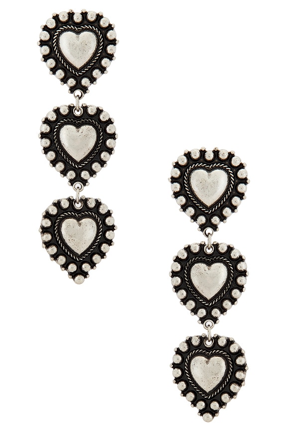 view 1 of 2 PENDIENTES DAPHNE in Gunmetal