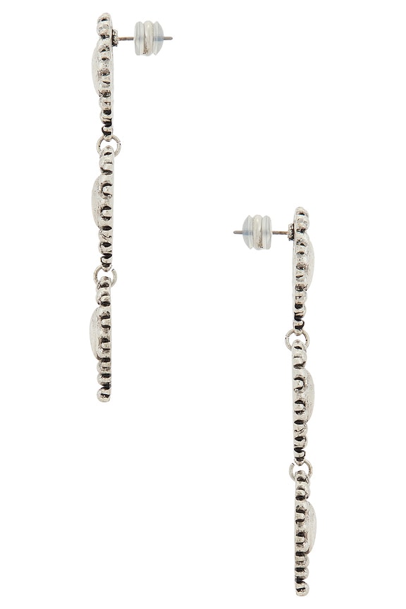 view 2 of 2 PENDIENTES DAPHNE in Gunmetal