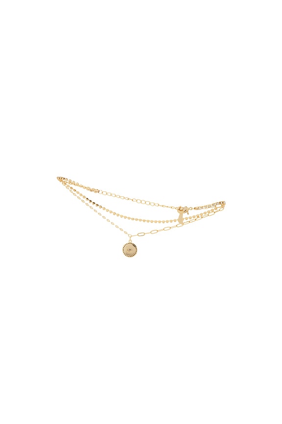 view 2 of 2 Laurell Anklet in Gold