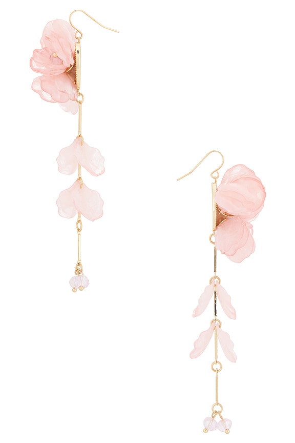 view 2 of 2 PENDIENTES FARRAH in Pink