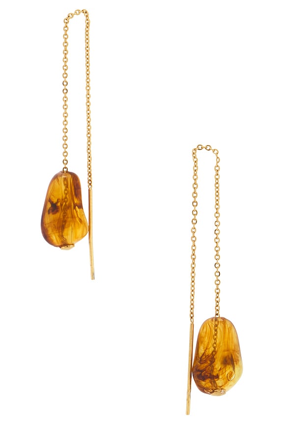view 2 of 2 BOUCLES D'OREILLES RENATA in Amber