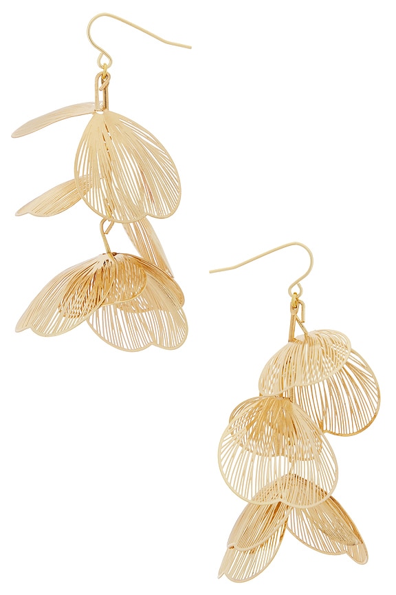 view 2 of 2 BOUCLES D'OREILLES JESSAMINE in Gold