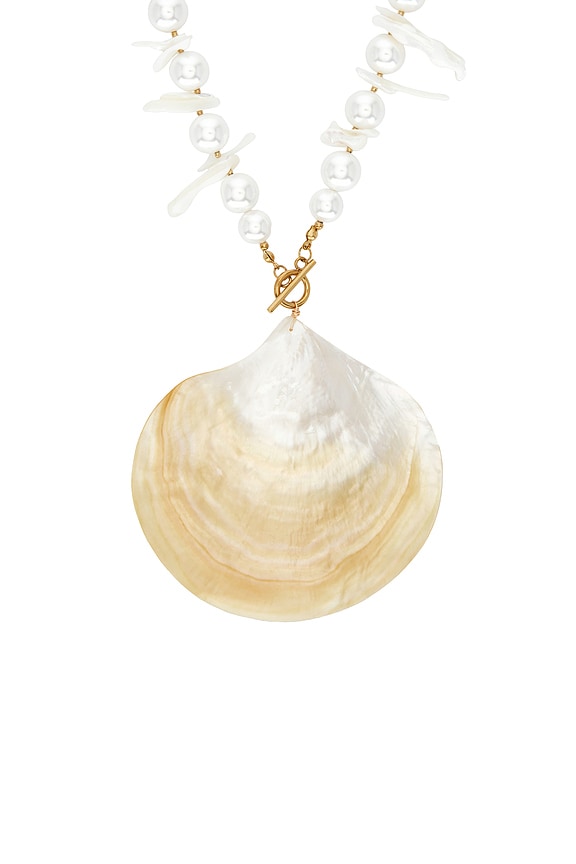 view 2 of 2 Casey Shell Necklace in Pearl Multi