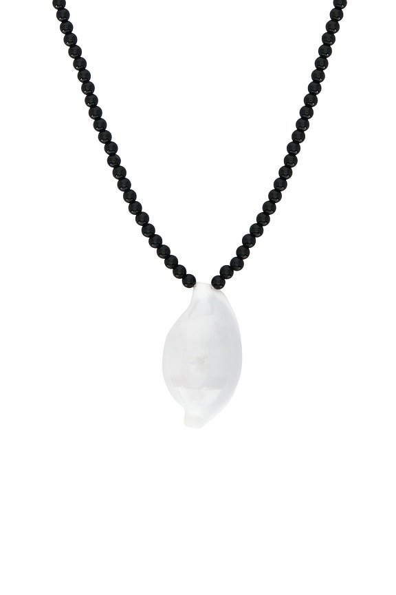 view 2 of 2 Hayden Shell Necklace in Black Multi