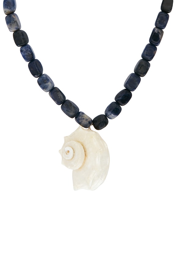 view 2 of 2 Carson Shell Necklace in Blue Multi