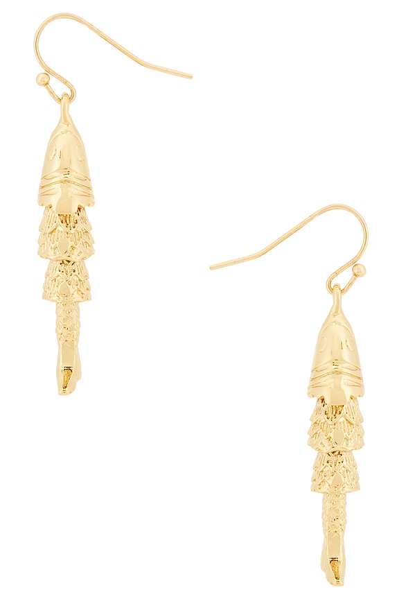 view 2 of 2 Keanu Earring in Gold