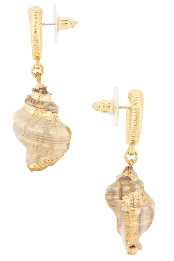 view 2 of 2 Marina Earring in Gold