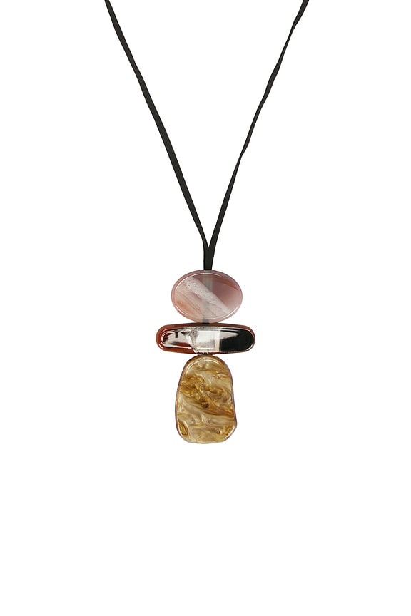 view 2 of 3 Capri Necklace in Brown Multi