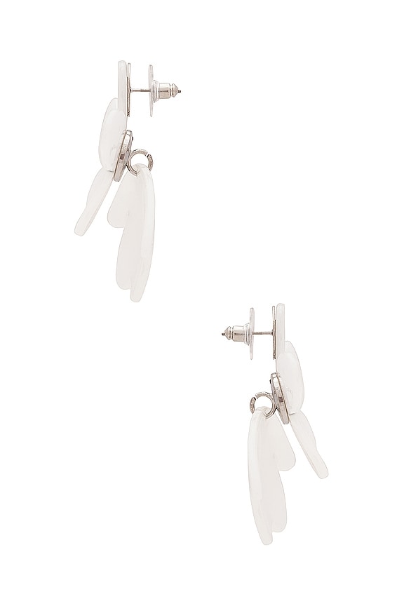 view 2 of 2 PENDIENTES HARLEY in White