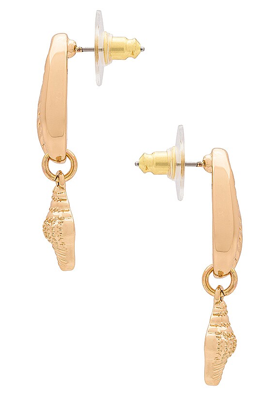 view 2 of 2 Ziggy Earrings in Gold