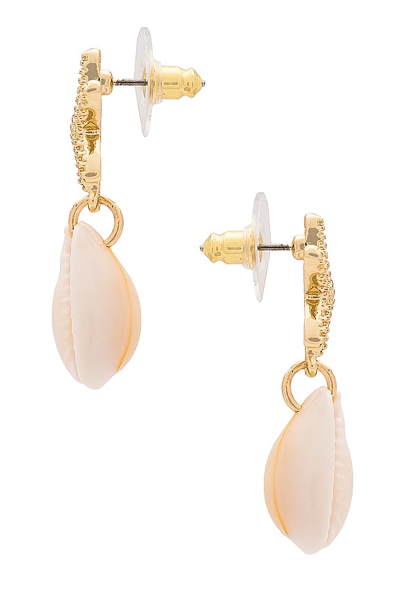 view 2 of 2 PENDIENTES SURI in Gold