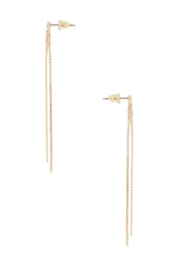 view 2 of 2 BOUCLES D'OREILLES DELIAH in Gold