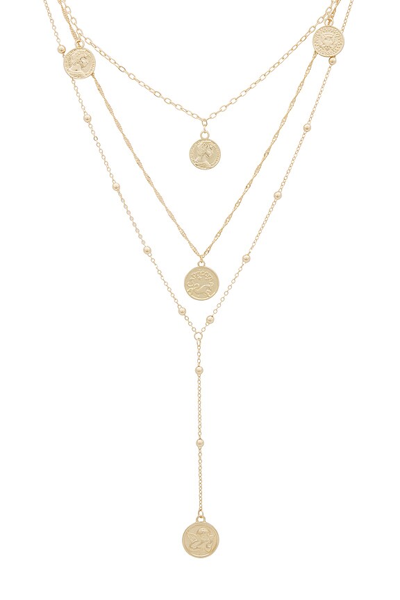 view 2 of 2 CORALIE ネックレス in Gold