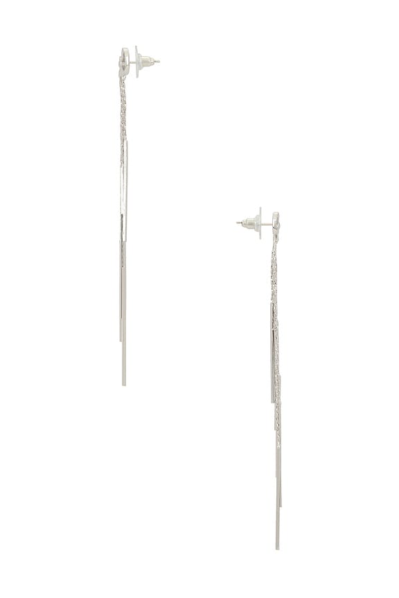 view 2 of 2 СЕРЬГИ CAROLINA in Silver