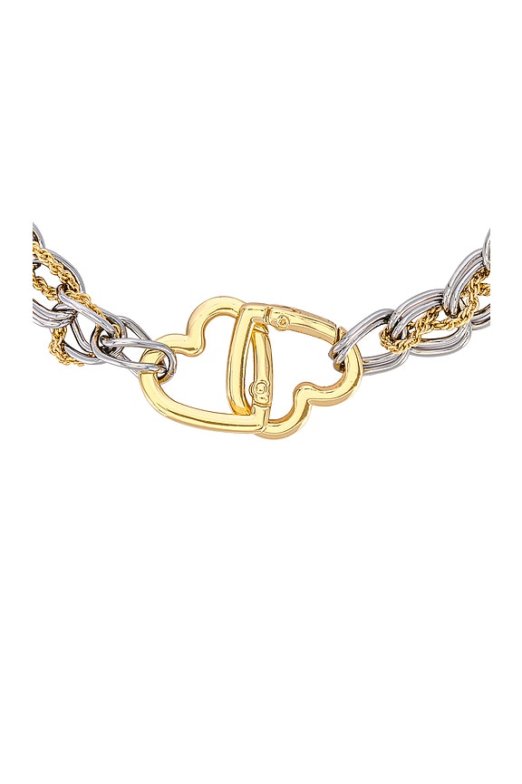 view 2 of 2 Fiona Necklace in Gold Silver