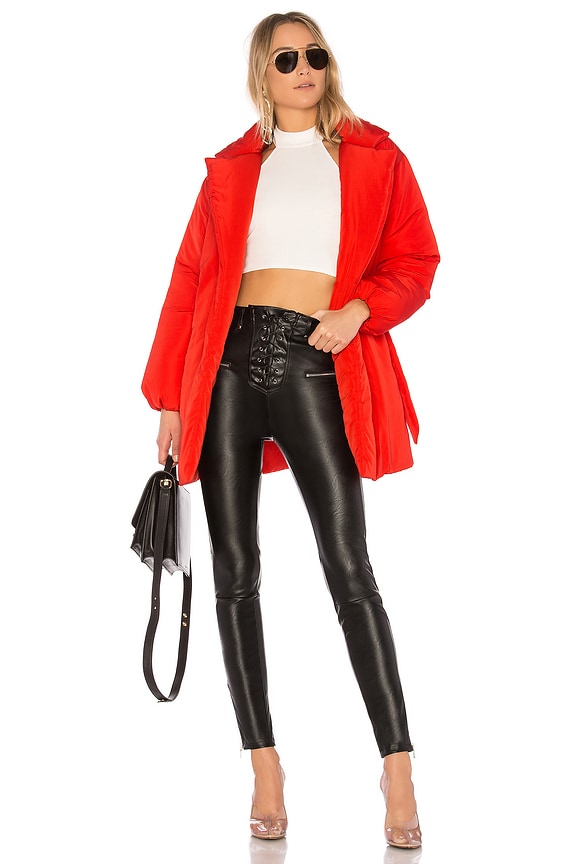 view 2 of 4 BLOUSON MATELASSÉ CALLA LILY in Vermilion