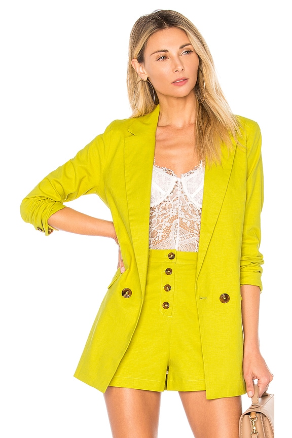 view 1 of 4 Leslie Blazer in Lime