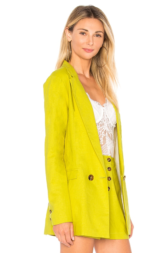 view 2 of 4 Leslie Blazer in Lime