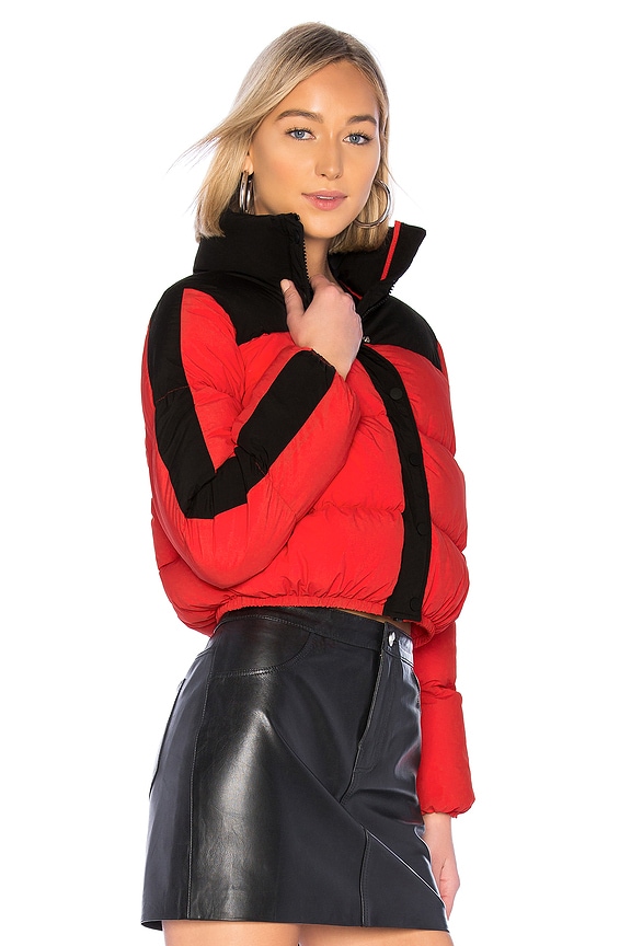 view 2 of 4 Drive Puffer Jacket in Red & Black
