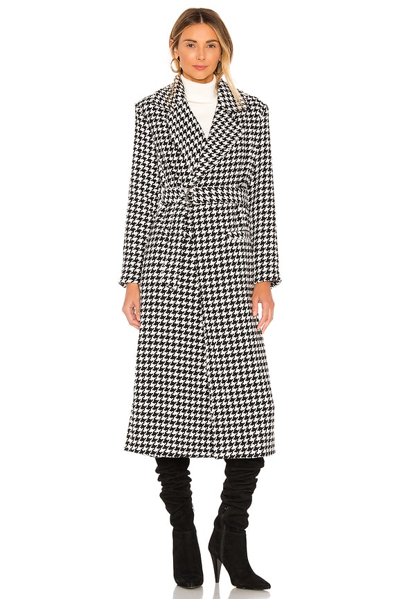 view 2 of 4 Sabra Coat in Black & White