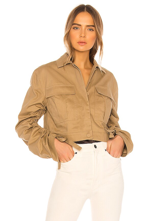 view 2 of 5 CHAQUETA KNOLL in Khaki Brown