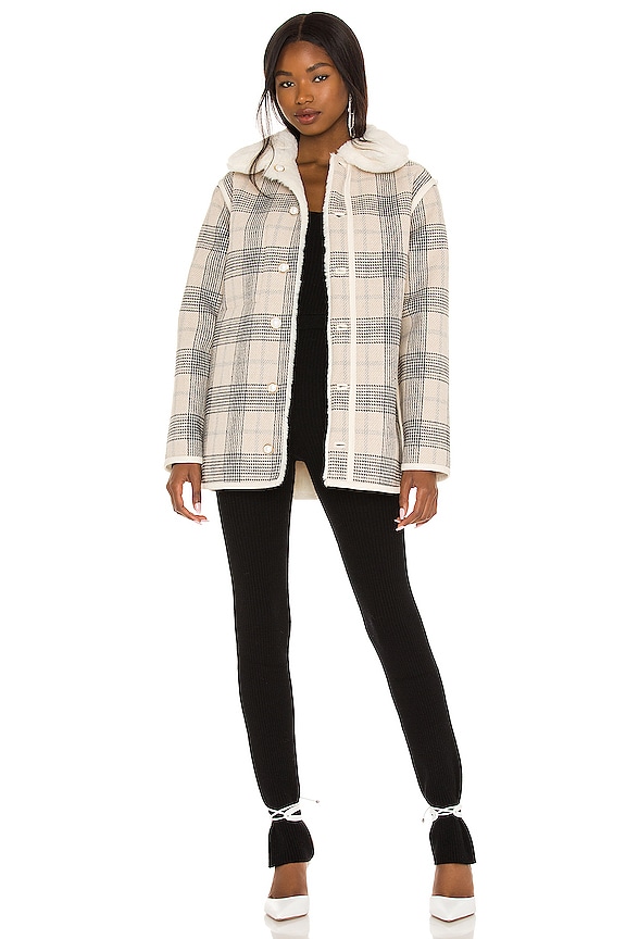 view 2 of 7 Natalia Faux Fur Jacket in Ivory