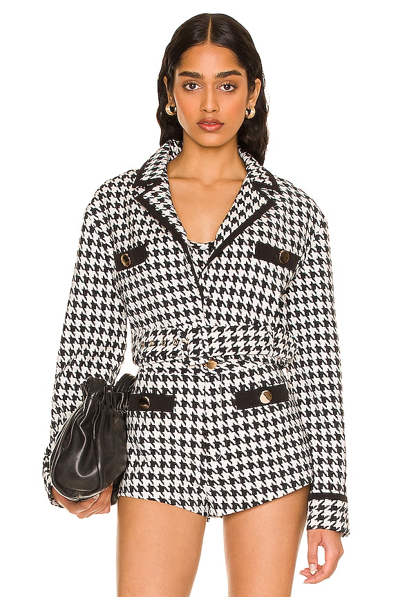 view 2 of 5 BLOUSON MARCIANA in Black & White