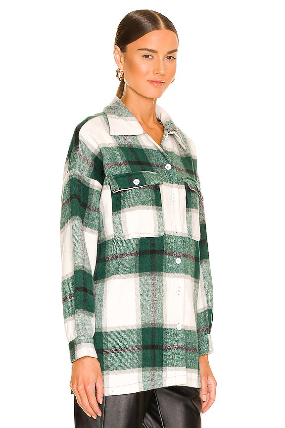 view 2 of 4 Kaianna Shacket in Green Multi