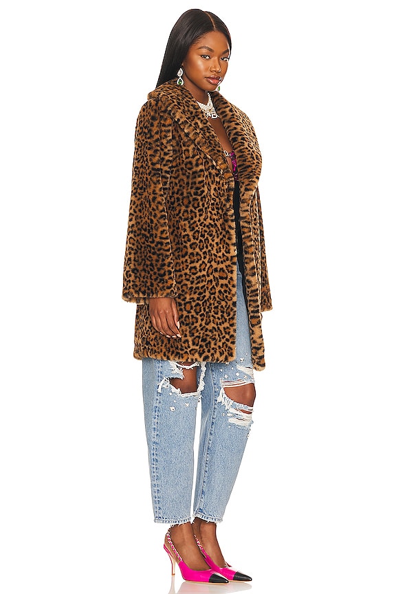 view 2 of 4 MANTEAU LENON in Leopard