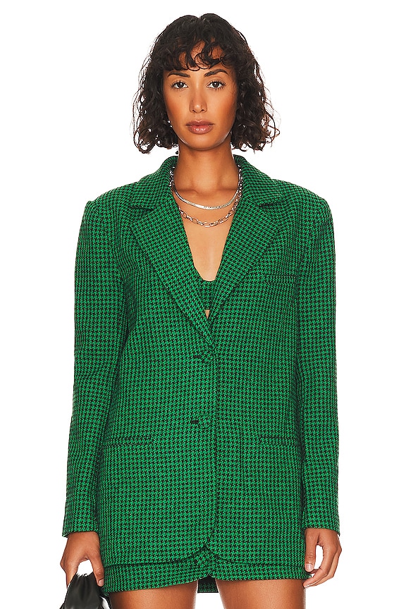 view 2 of 5 Avery Blazer in Green & Black