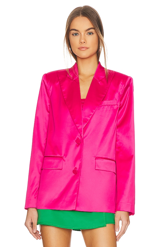 view 2 of 5 Andie Blazer in Raspberry Pink