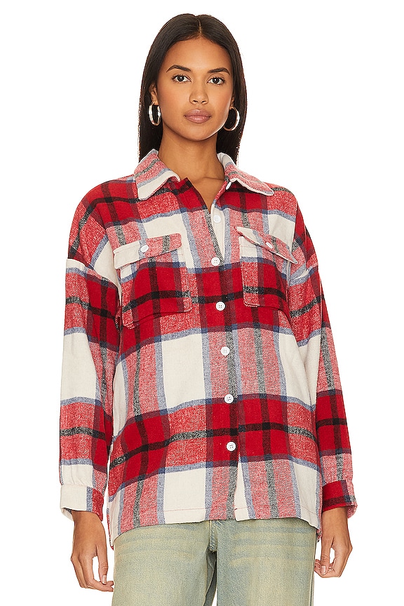 view 2 of 5 VESTE CHEMISE KAIANNA in Red Multi