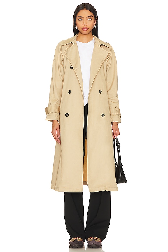 Lovers and Friends x Rachel Ridley Trench Coat in Beige | REVOLVE