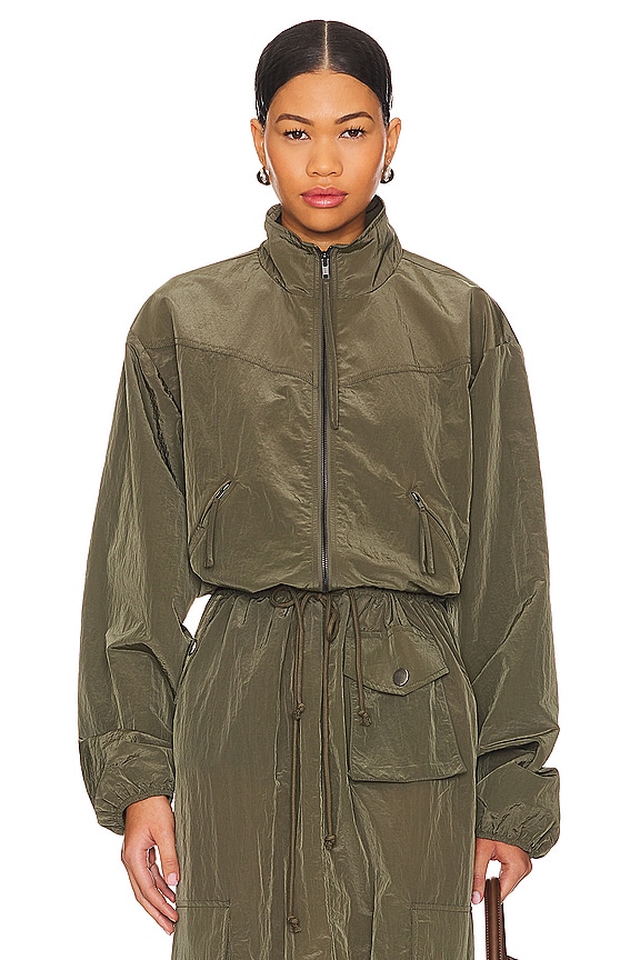 view 2 of 5 Noah Jacket in Olive Green