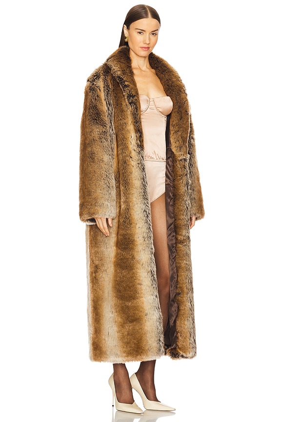 view 2 of 3 Ernie Coat in Brown