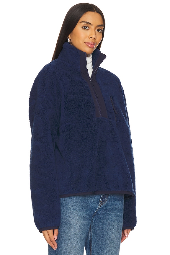 view 2 of 4 Kelsey Half Zip Pullover in Navy Blue