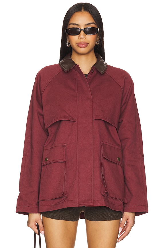 view 2 of 5 PEYTON ジャケット in Oxblood