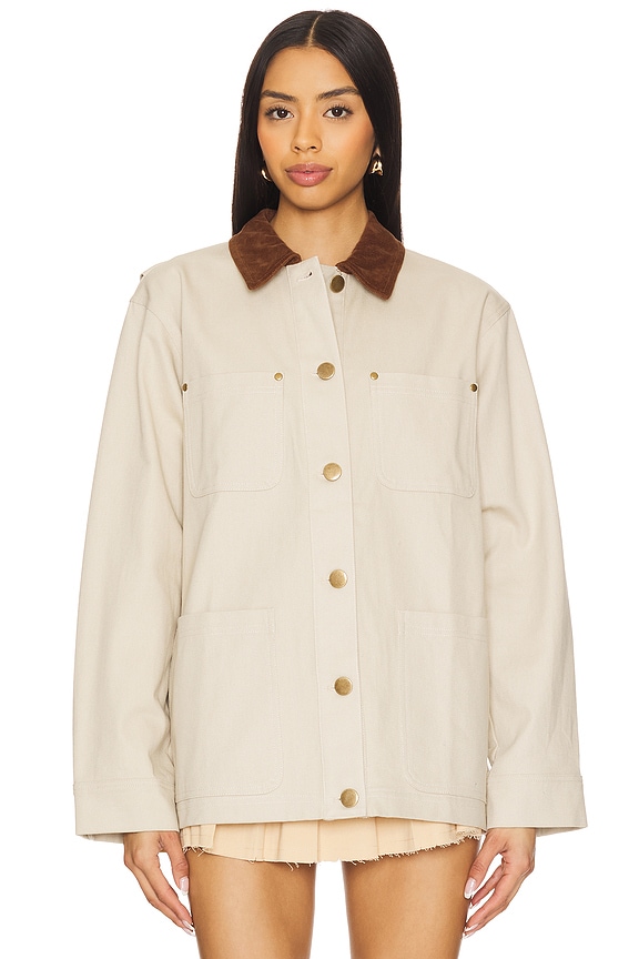 view 2 of 5 BLOUSON MAGS in Taupe Brown