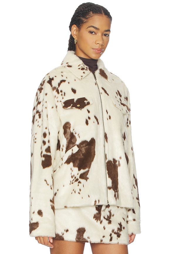 view 2 of 4 Nash Jacket in Cow Print