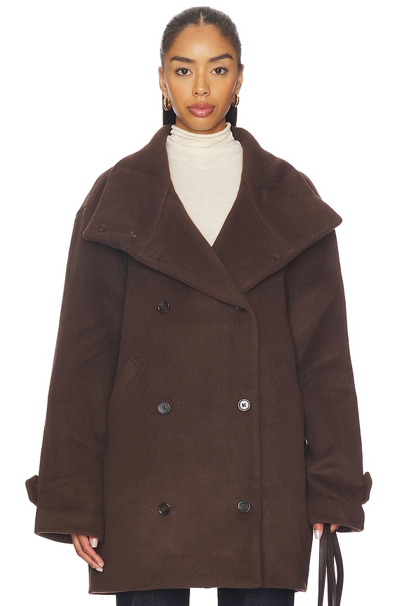 view 2 of 5 MANTEAU RAE in Espresso