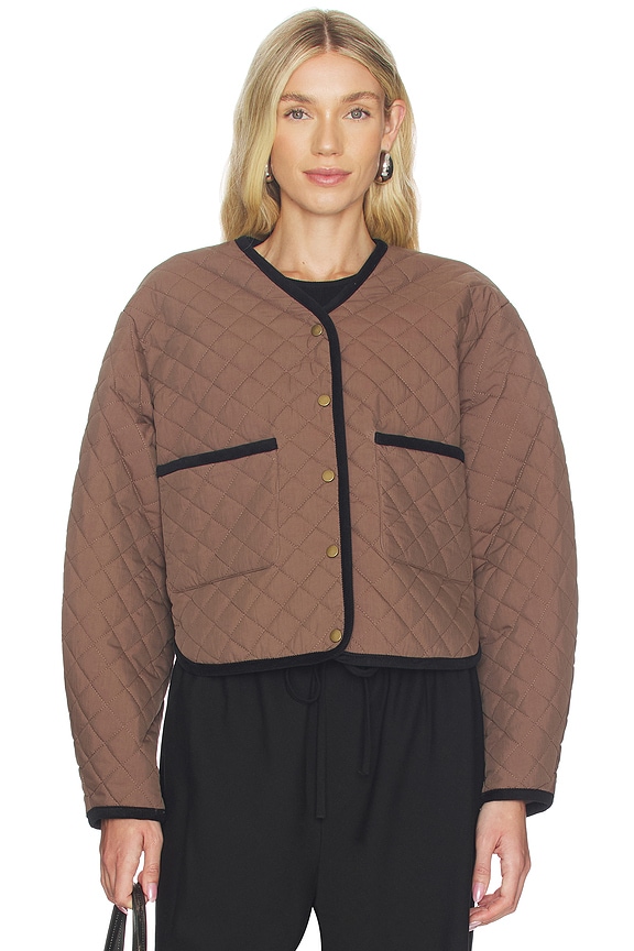 view 2 of 5 Lara Jacket in Chocolate Brown