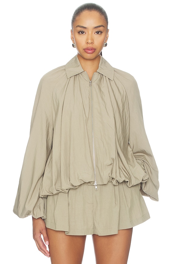 view 2 of 5 BLOUSON MATILDA in Grey Olive