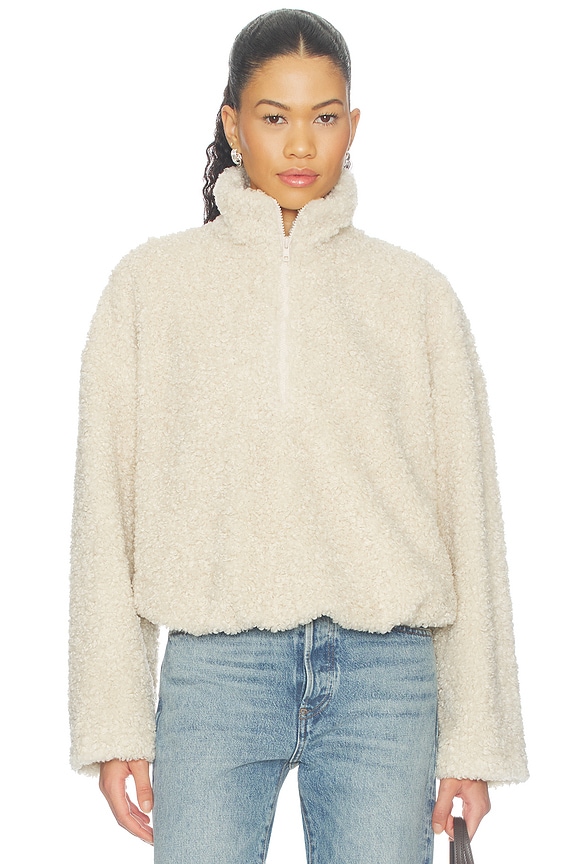 view 2 of 5 Mikaela Half Zip Pullover in Oat