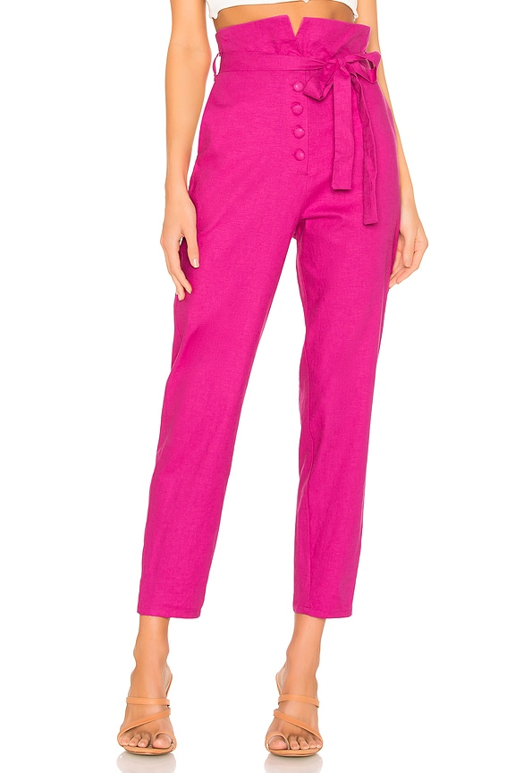 view 1 of 4 Calvin Pant in Magenta