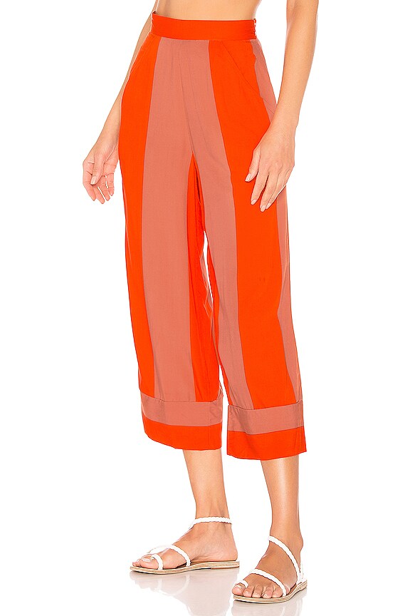 view 2 of 4 PANTALON ETHAL in Coral Stripe
