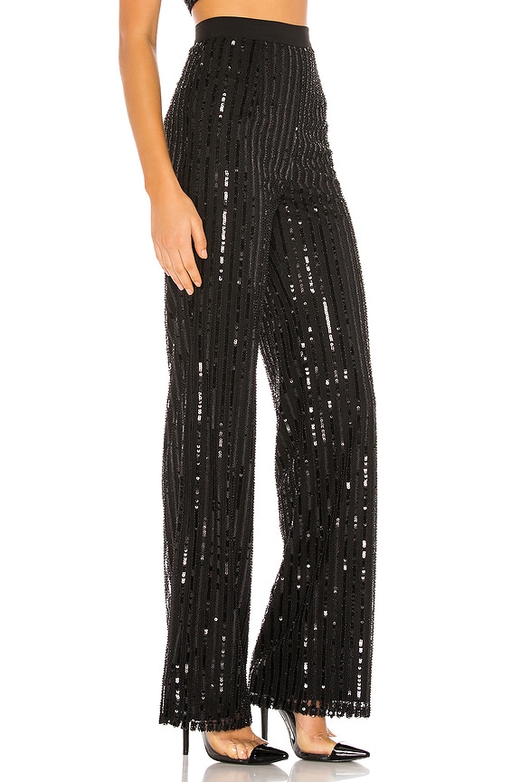 view 2 of 5 Nina Sequin Pants in Black