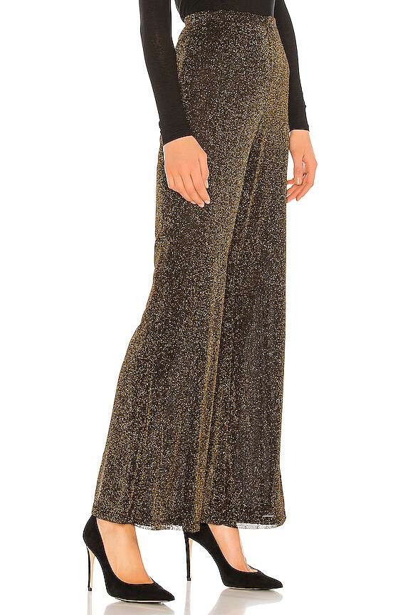 view 2 of 5 Spencer Pant in Black & Gold