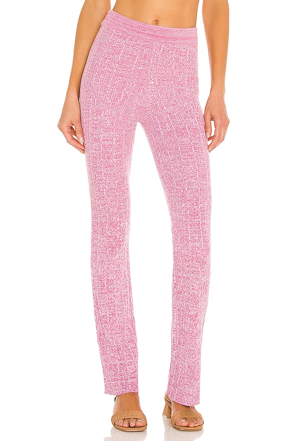 view 1 of 4 Mckenna Knit Pant in Marled Pink
