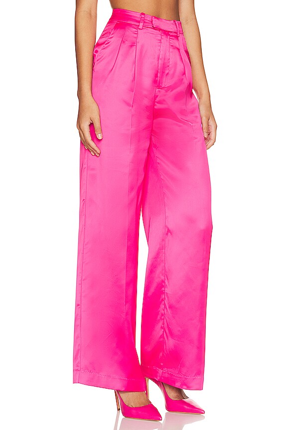 view 2 of 4 PANTALÓN CON TRABILLAS ANDIE in Raspberry Pink