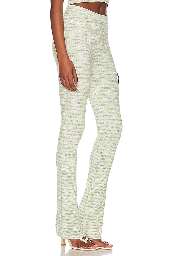 view 2 of 4 Mara Knit Pants in Lime Spacedye